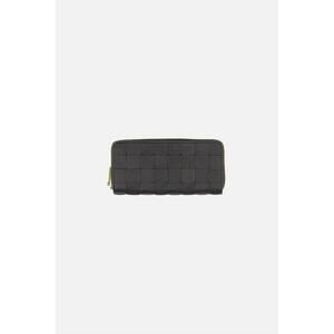 NEW DRAGON DIFFUSION women's check zip around wallet in black